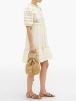 Thumbnail for your product : Sea Talitha Ruffled Cotton Broderie-anglaise Dress - Cream