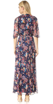 Thumbnail for your product : Haute Hippie Flutter Sleeve Gown