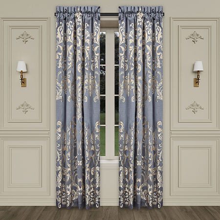 Queen Street Del Toro Rod Pocket Energy Saving Light-Filtering Set of 2 Curtain Panel