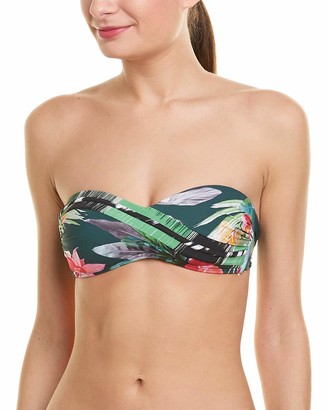 La Blanca Women's Bandeau Hipster Bikini Swimsuit Top