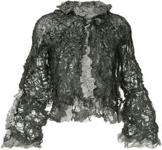 Issey Miyake Pre-Owned crumpled jacket
