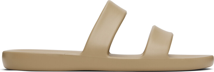 The Row Taupe Foam Sandals