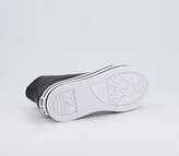 Thumbnail for your product : Converse Eva Lift Hi Platform Youth Trainers Black White Black Leather
