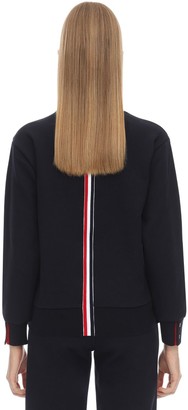 Thom Browne Cotton Sweatshirt W/ Back Stripes