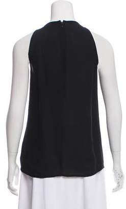 Theory Fringe-Trimmed Sleeveless Top