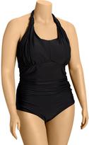 Thumbnail for your product : Old Navy Women's Plus Control Max Halter Swimsuits