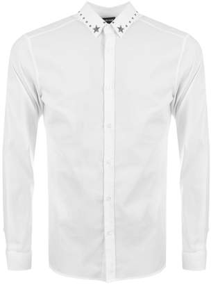 Just Cavalli Stud Collar Shirt White