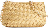 Thumbnail for your product : Sondra Roberts Woven Satin Convertible Clutch