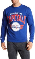 Thumbnail for your product : Mitchell & Ness Washington Capitals Front Graphic Print Crew Neck Sweatshirt