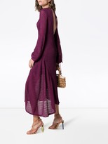 Thumbnail for your product : Chloé Backless Ribbed Detail Knitted Silk Midi Dress