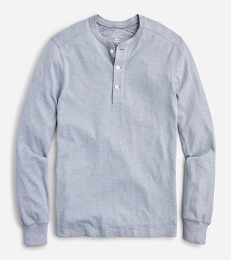 J Crew Tall Garment Dyed Slub Cotton Henley Shopstyle Shirts