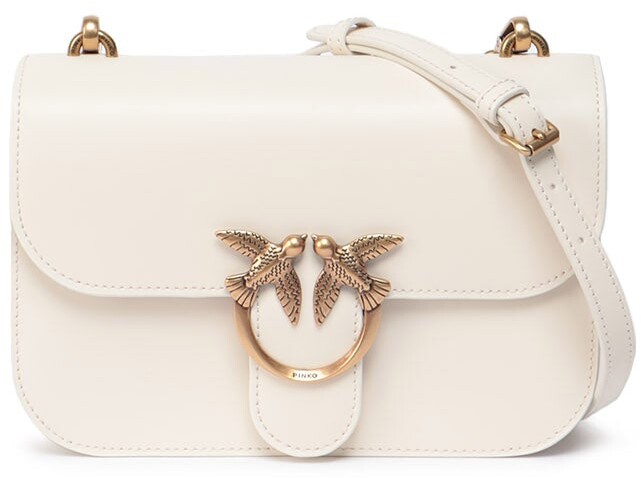 Pinko Pinched Leather Love Puff Bag - ShopStyle