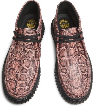 Clarks x Martine Rose Men's Torhill Hi Rose Snake-Embossed Chukka