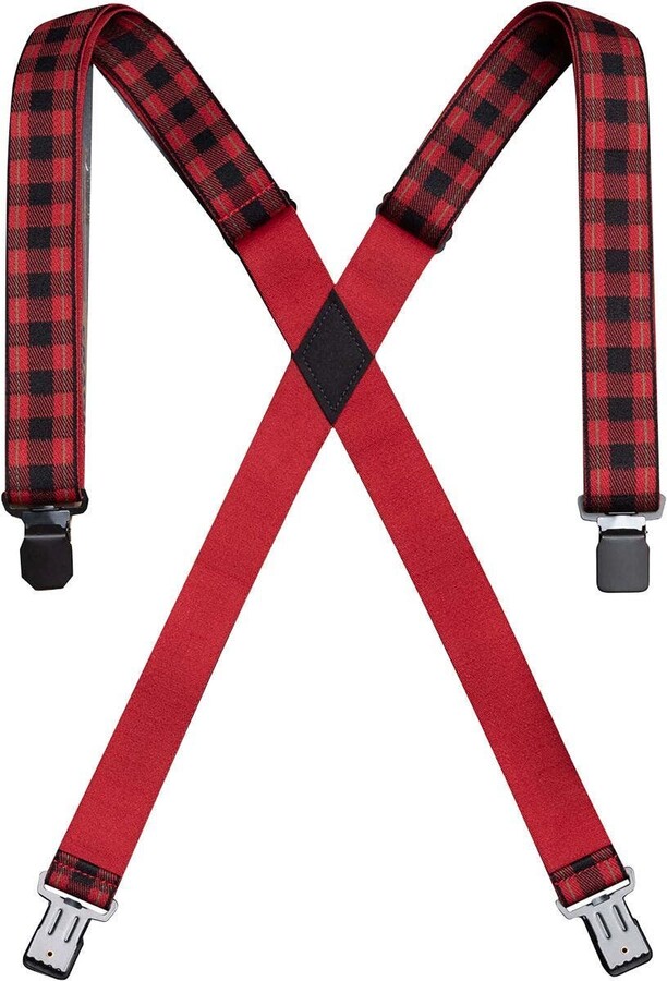 Arcade Jessup Plaid Suspenders