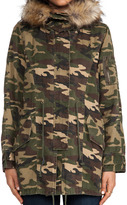 Thumbnail for your product : Capulet Military Parka with Faux Fur Trim