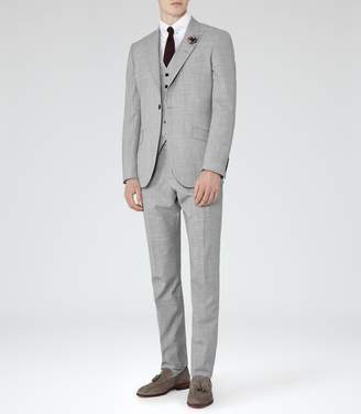 Reiss Garda - Peak Lapel Suit in Grey