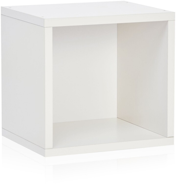 Way Basics Eco Stackable Connect Open Storage Cube and Cubby Organizer ...