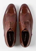 Thumbnail for your product : Paul Smith Men's Dark Tan Leather 'Ryan' Brogues With Travel Soles