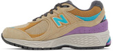 Thumbnail for your product : New Balance Brown 2002R Sneakers