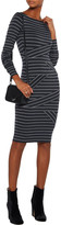 Thumbnail for your product : Bailey 44 Striped stretch-jersey dress