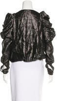 Thumbnail for your product : Viktor & Rolf Metallic Long Sleeve Top w/ Tags
