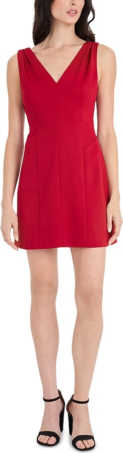 Donna Morgan V Neck Mini Dress