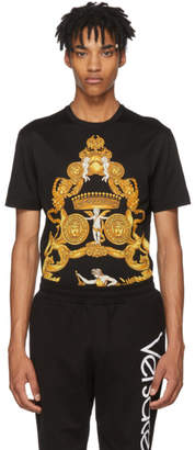Versace Black and Gold Angels T-Shirt