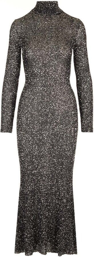 Balenciaga Sequin Embellished Maxi Dress