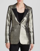 Thumbnail for your product : Aqua Glam Brocade Tuxedo Jacket - Bloomingdale's Exclusive