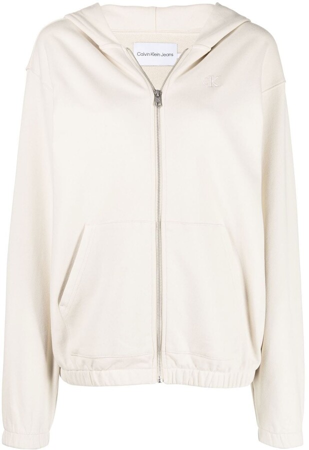 calvin klein zip up hoodie womens
