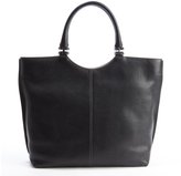 Thumbnail for your product : Tod's Black Leather Hinged Top Handle Tote