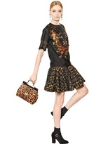 Thumbnail for your product : Dolce & Gabbana Medium Sicily Crespo Leather Top Handle
