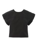 Thumbnail for your product : Kenzo V-back cropped blouse