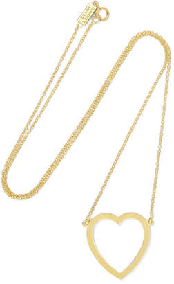 Jennifer Meyer Open Heart 18-karat Gold Necklace
