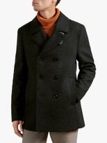 Thumbnail for your product : Ted Baker Summit Wool Blend Pea Coat