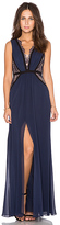 Thumbnail for your product : BCBGMAXAZRIA Plunge Neck Gown