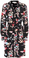 Thumbnail for your product : Diane von Furstenberg Floral silk shirt dress