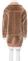 Thumbnail for your product : Reed Krakoff Knee-Length Shearling Coat