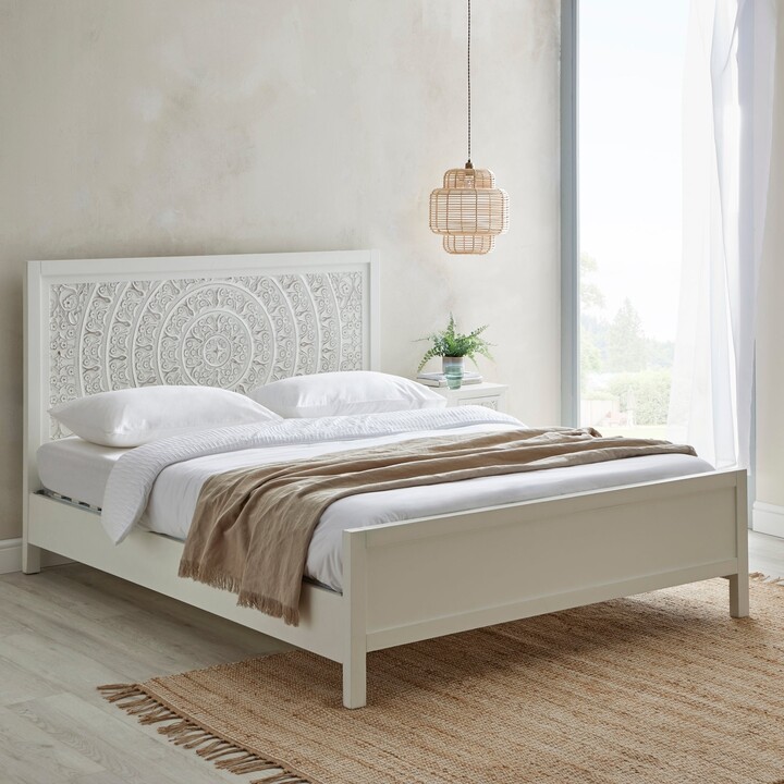 Dunelm Samira Bed Frame White ShopStyle
