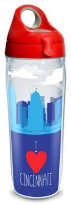 Tervis Name Drop American Pride "I â¡ Cincinnati" 24 oz. Wrap Water Bottle with Lid
