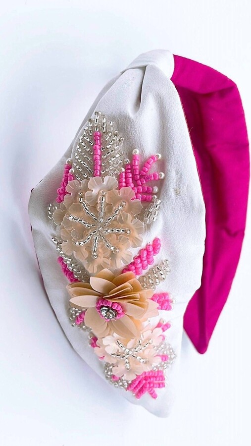 Treasure Jewels Women's Garden Headband In Shades Of Pink