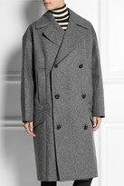Thumbnail for your product : Toga Bonded wool-blend and faux leather coat