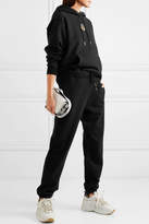 Thumbnail for your product : Kith - Jane Appliquéd Cotton-jersey Hoodie - Black