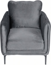 Accent Chair, Armchair With Metal Legs