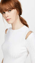 Thumbnail for your product : Joseph Ribbed Short Sleeve Sweater