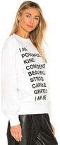 Thumbnail for your product : Anine Bing Empowerment Ramona Sweatshirt