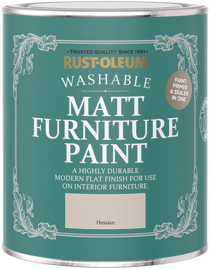 Rust Oleum RustOleum Matt Furniture Paint Hessian 750Ml ShopStyle
