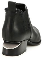 Thumbnail for your product : Alexander Wang Kori Rhodium & Leather Chelsea Boots