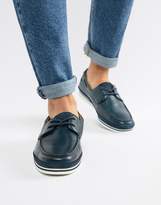 Thumbnail for your product : Aldo Fetsch Leather Boat Shoe in Navy