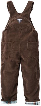 Osh Kosh Baby Boy Flannel-Lined Corduroy Overalls
